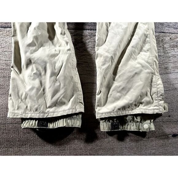 Quiksilver Mens Quiktech Snow Pants Small Tan 5000mm Snowboarding Adjustable - Picture 5 of 9